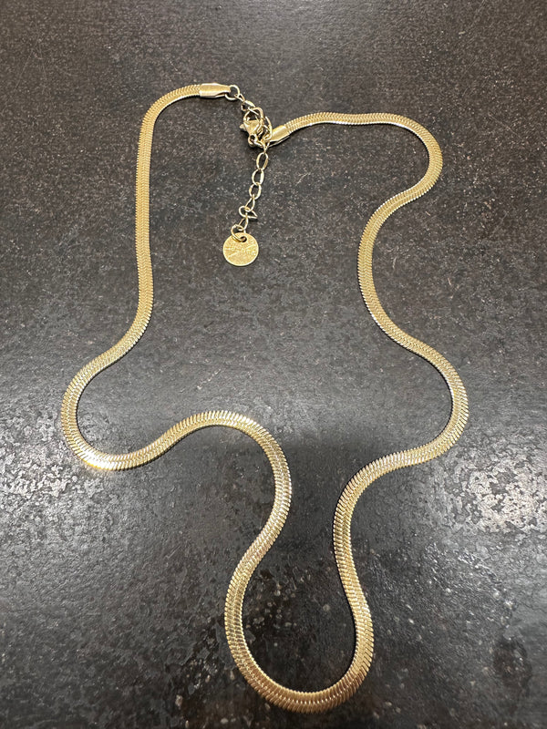 Snake thin  necklace