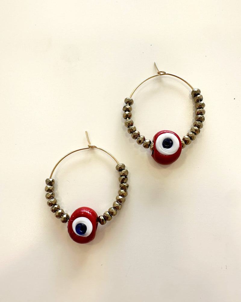 Eyes earrings