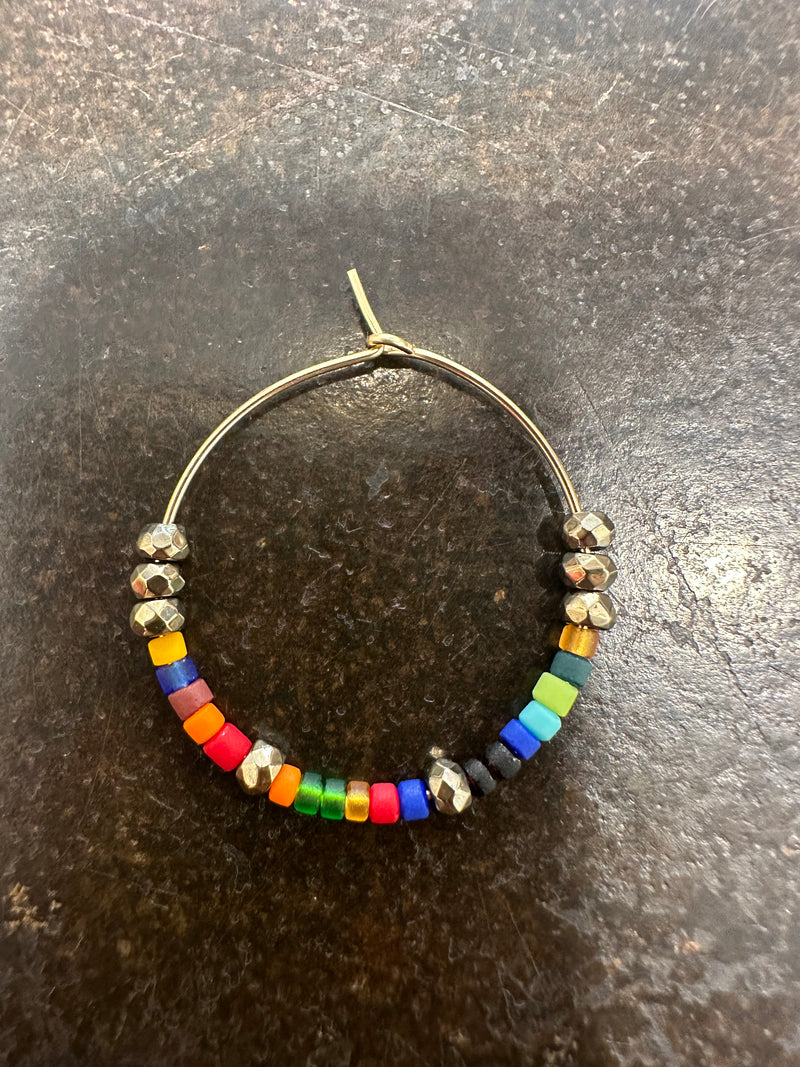 African beads earrings