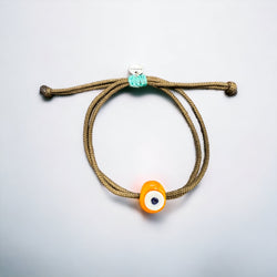 Unisex eye bracelet orange